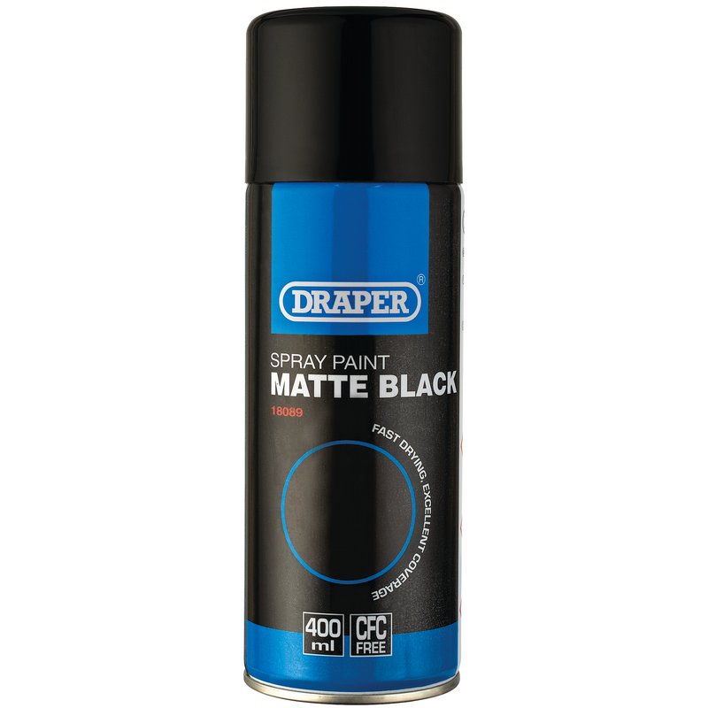Matt Black Spray Paint (400ml)