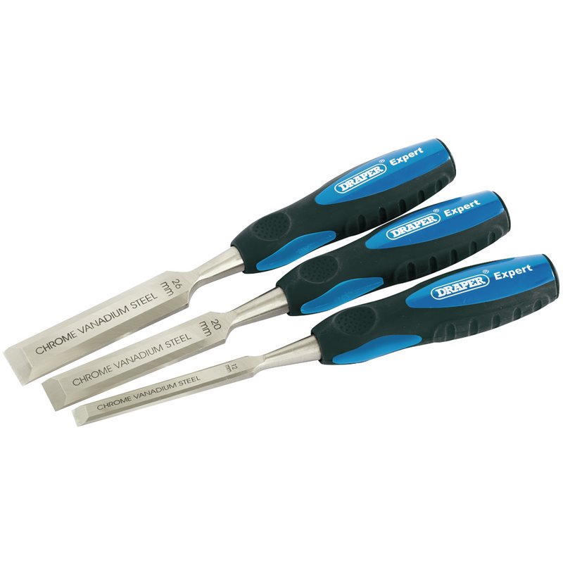 150mm Chisels with Bevel Edges (3 Piece)