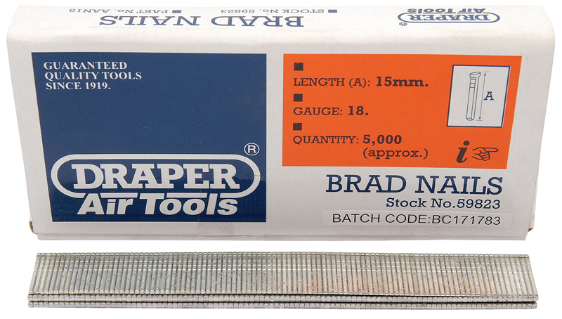 15mm Brad Nails (5000)