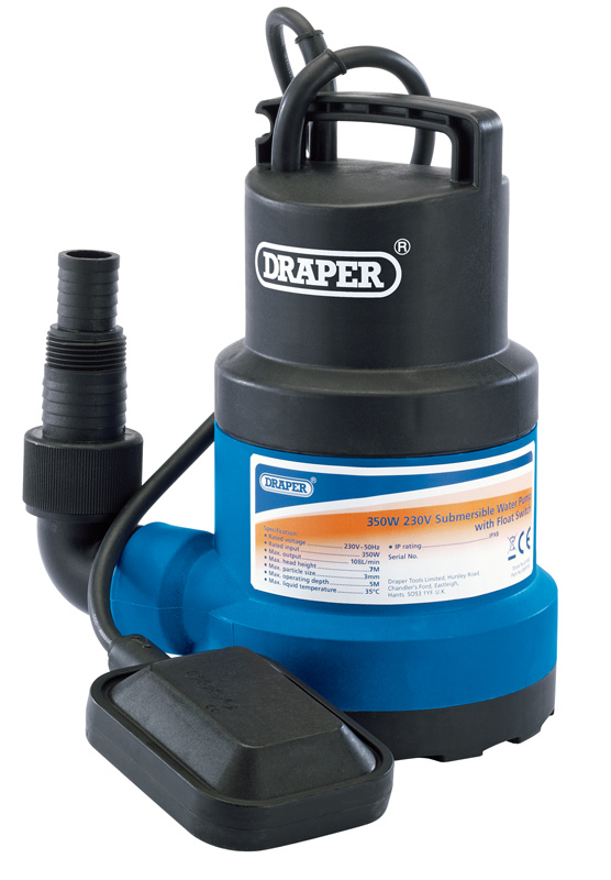 125L/Min Submersible Water Pump with Float