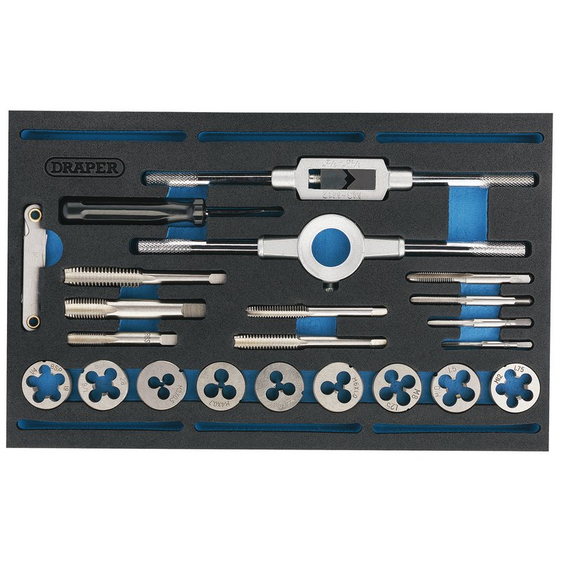 Combination Tap and Die Set - Metric and BSP in