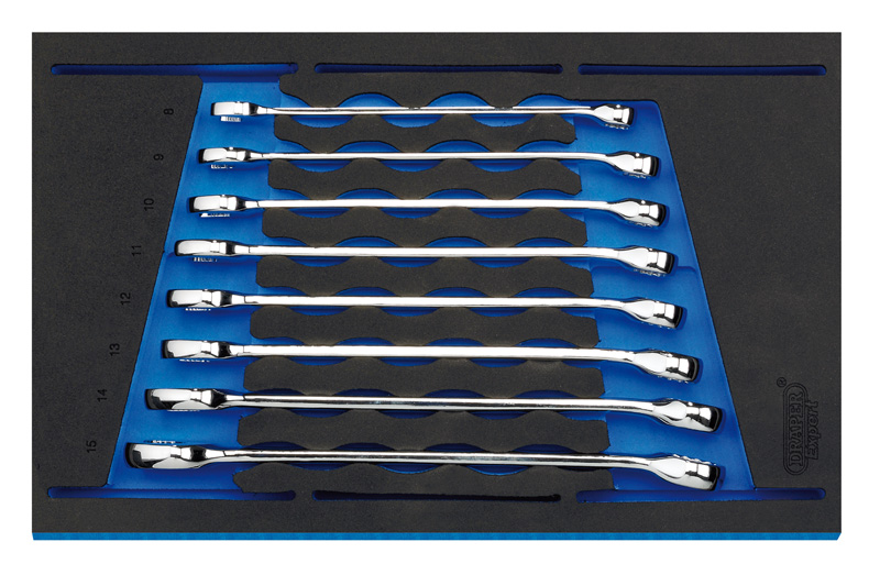 Combination Spanner Set in 1/4