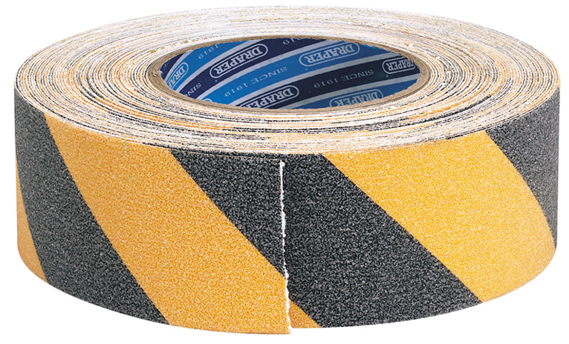 18M x 50mm Black and Yellow Heavy Duty Safety