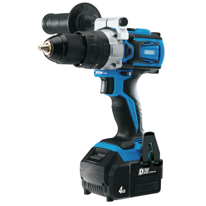 D20 20V Brushless Combi Drill with 1x 4.0Ah